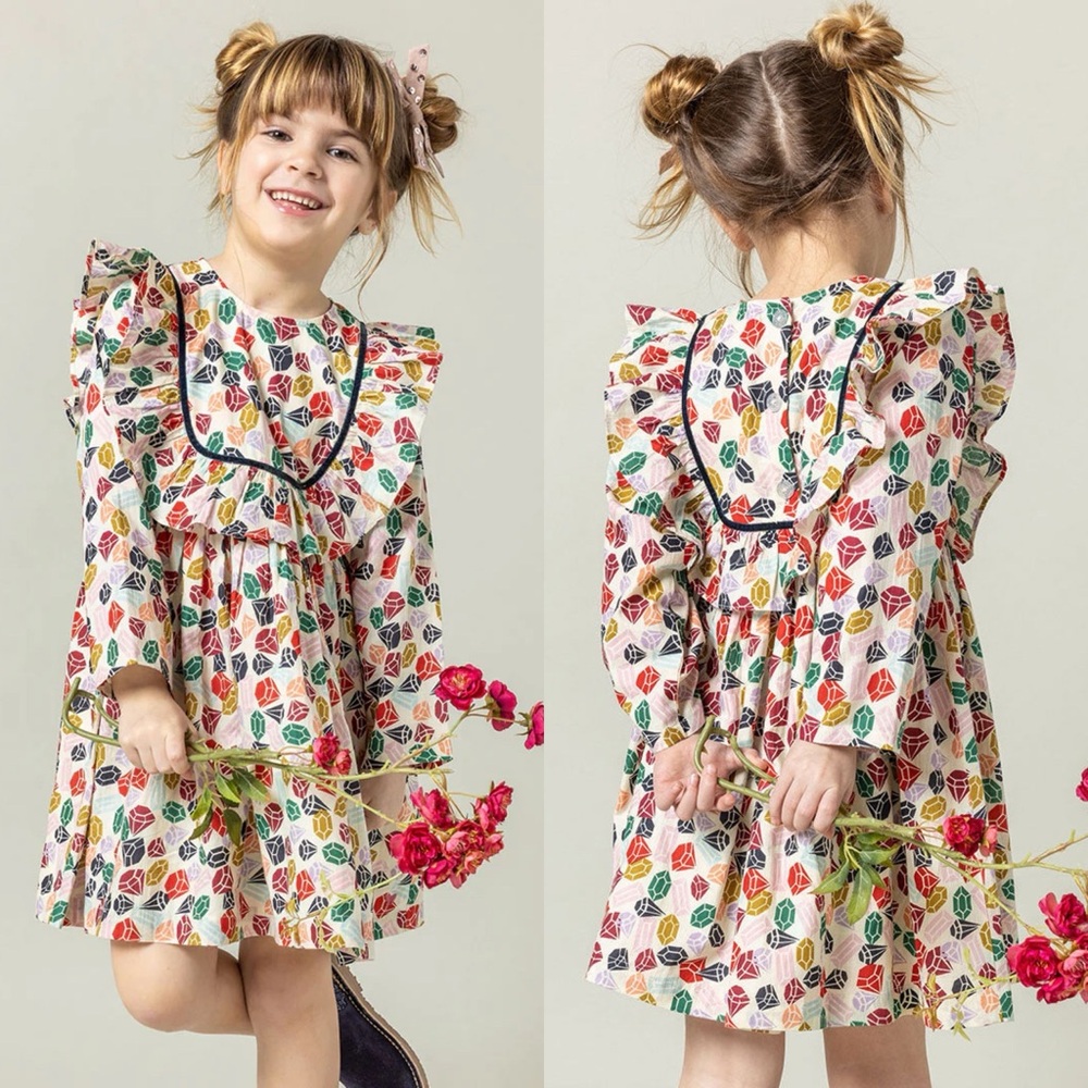 Pink Chicken / Gemstones Girl’s Michaela Dress